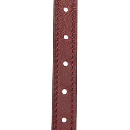 Hermes Swift Epsom 13mm Belt Strap 85 Rouge H Rouge Casaque 5 of 8