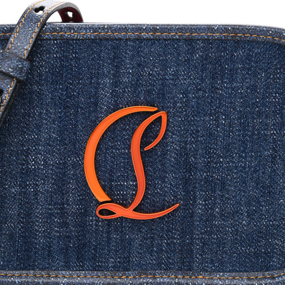Christian Louboutin Miss Denim Calfskin Radioloubi Denim Sabagold 8 of 10