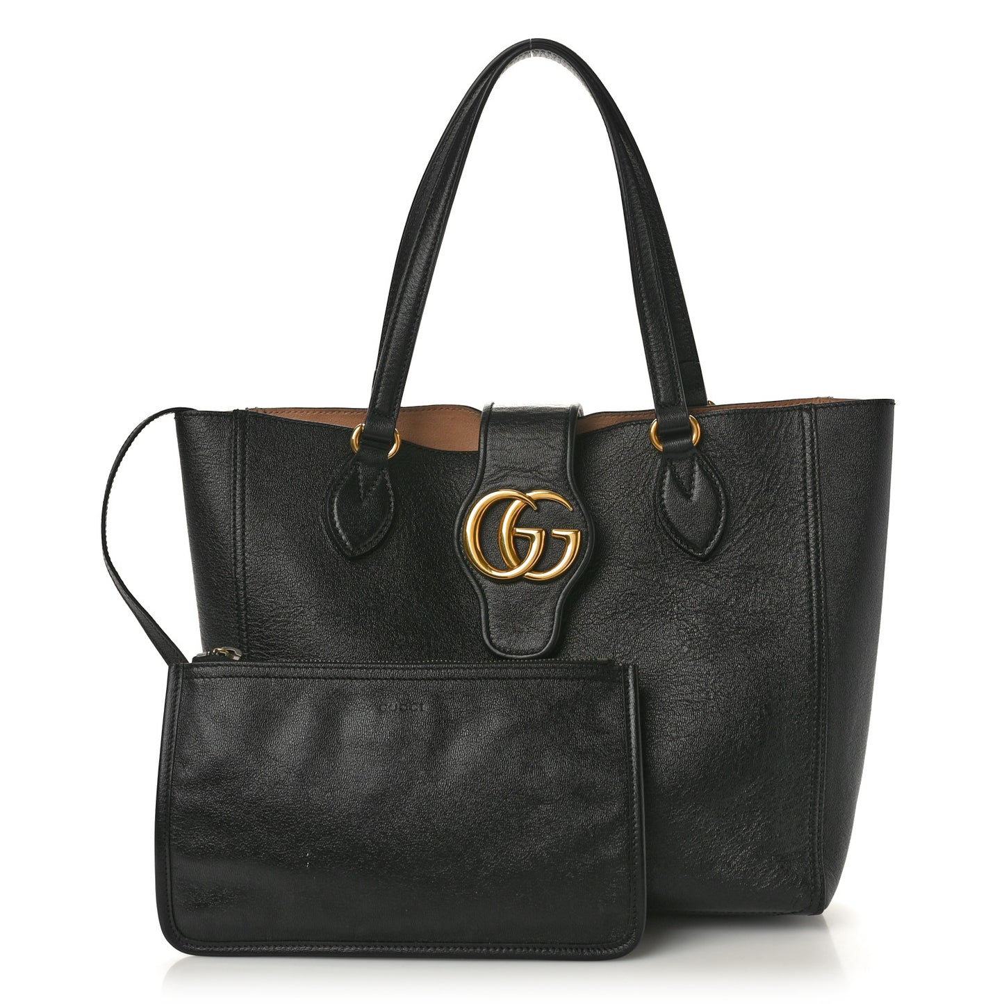 New Sakai Calfskin Lux Small Dahlia Tote Black