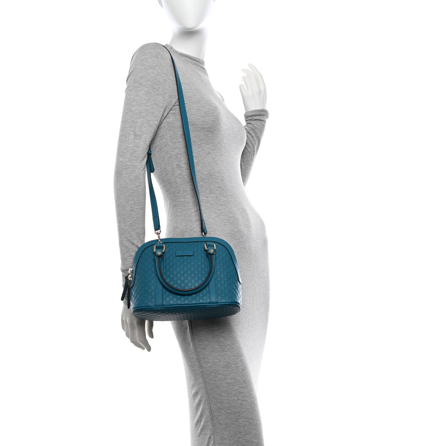 Gucci Microssima Mini Dome Bag Deep Cobalt 2 of 10