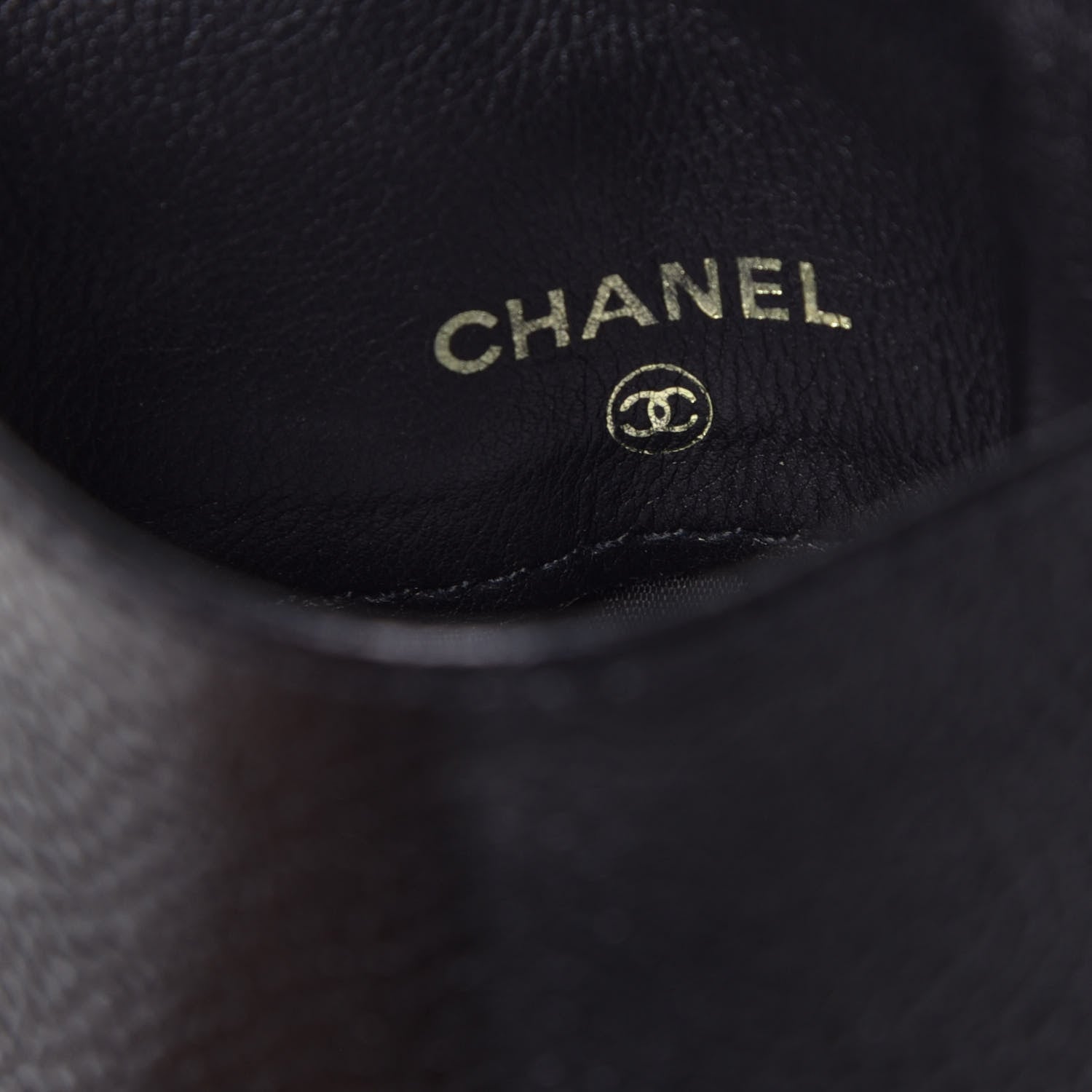 Chanel Caviar CC Phone Holder Crossbody Black 5 of 7