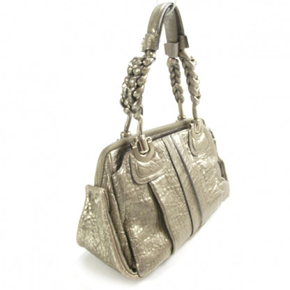 Chloe Leather Heloise Small Satchel Metallic 4 of 10