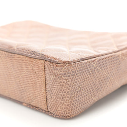 Chanel Lizard Quilted Small Tassel Camera Case Brown 11 of 12