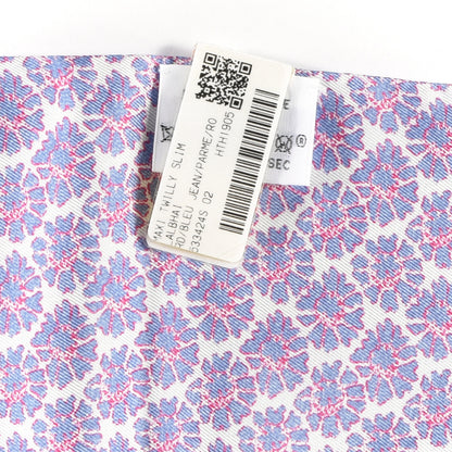 Hermes Silk Lalbhai Maxi Twilly Slim Blue Jean Parme Rose 4 of 4