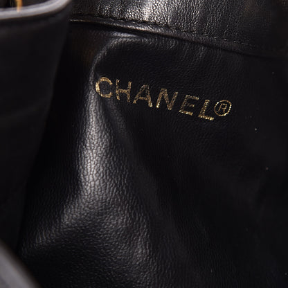 Chanel Lambskin CC Drawstring Shoulder Bag Black 8 of 21