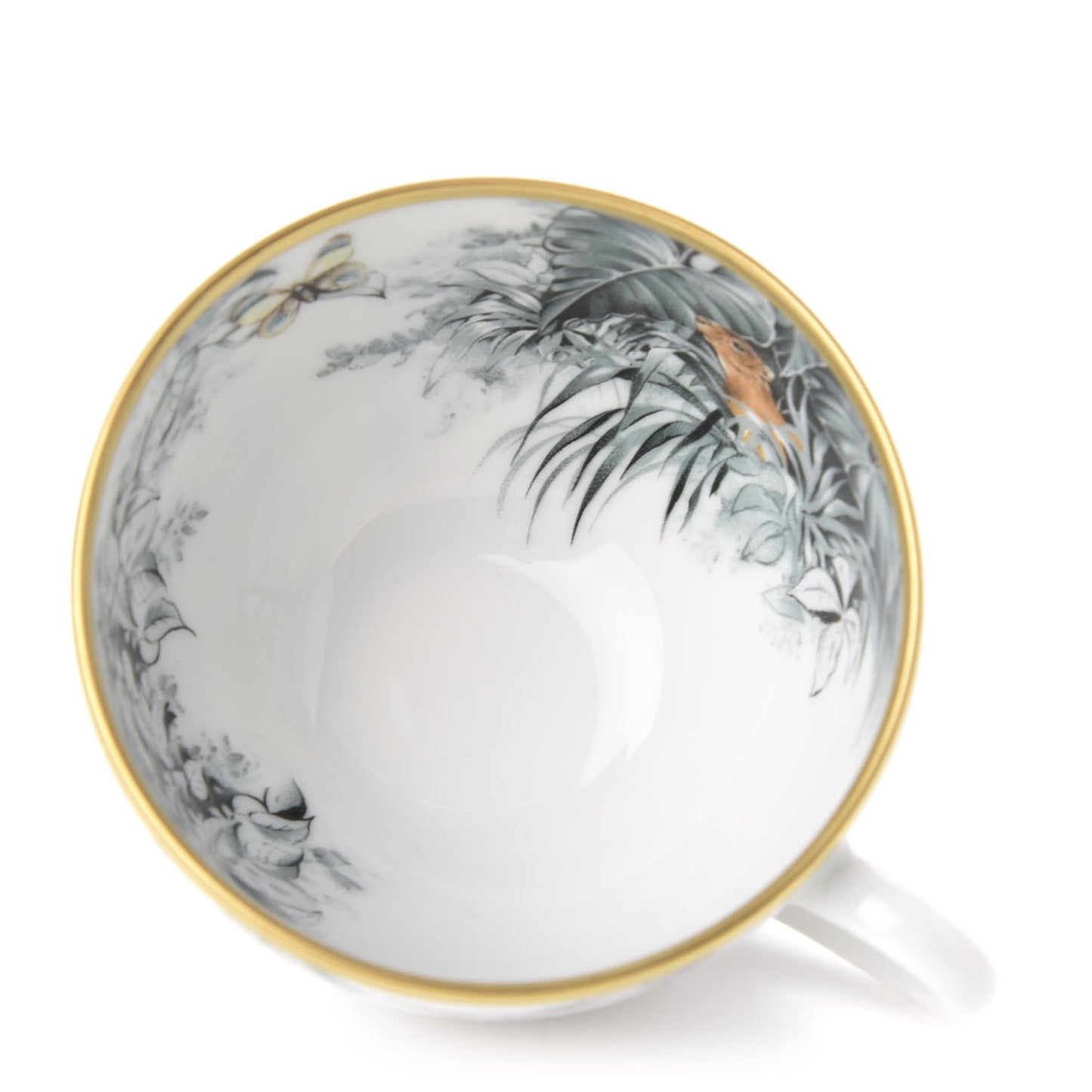 Porcelain Carnets d'Equateur Tea Cup and Saucer Set of 2