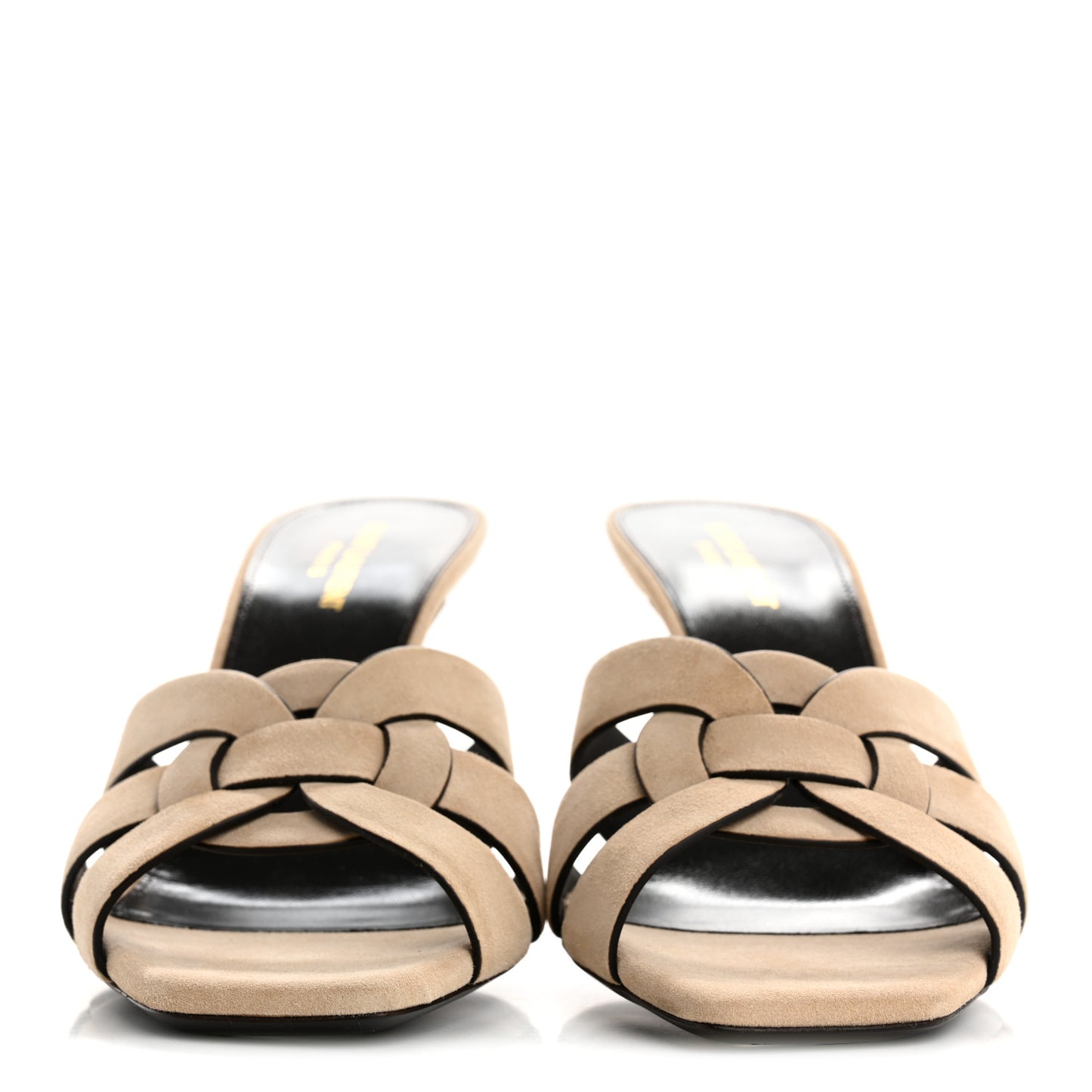 Suede Tribute 85 Slide Sandals 41 Sand