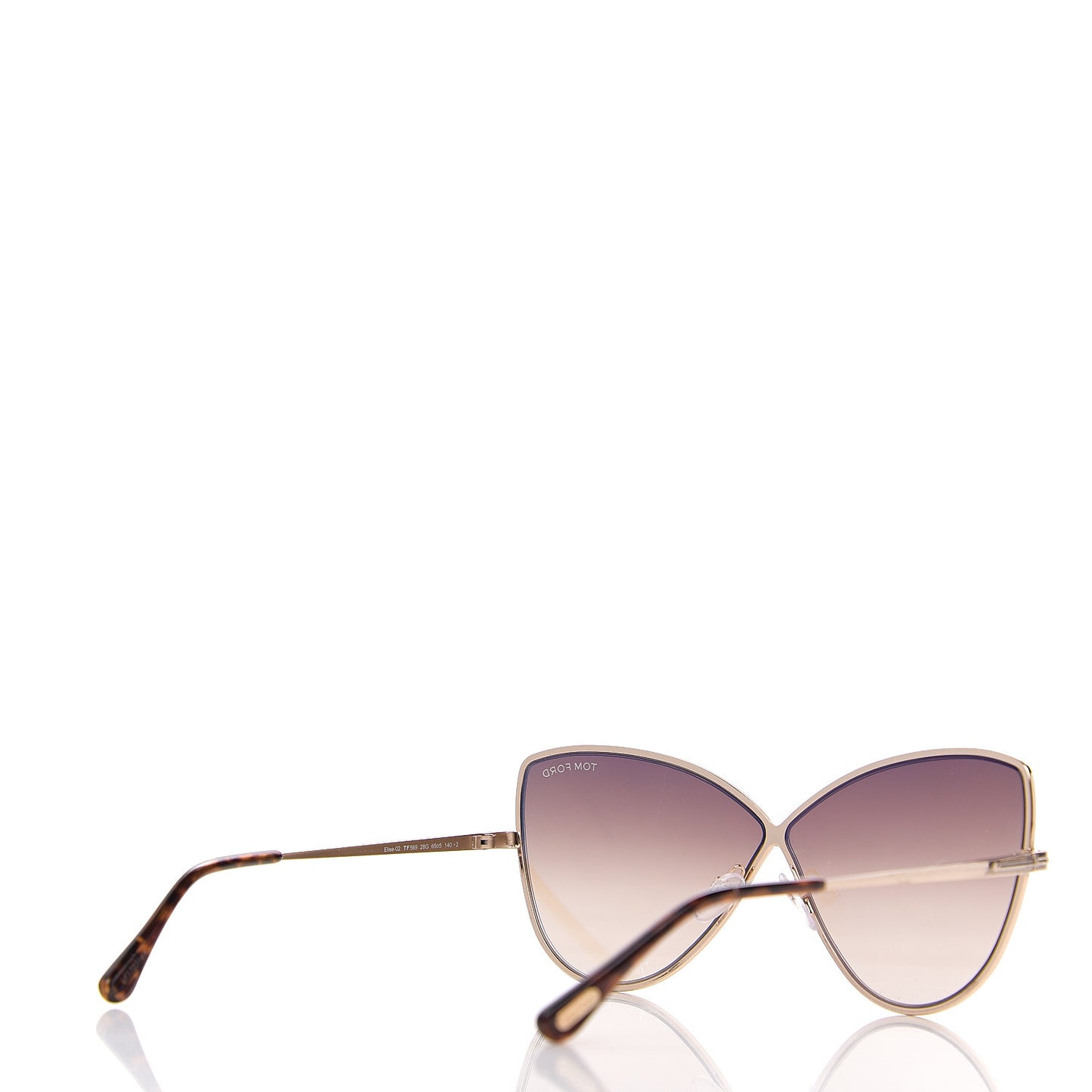 Elise 2 Sunglasses TF569 Gold