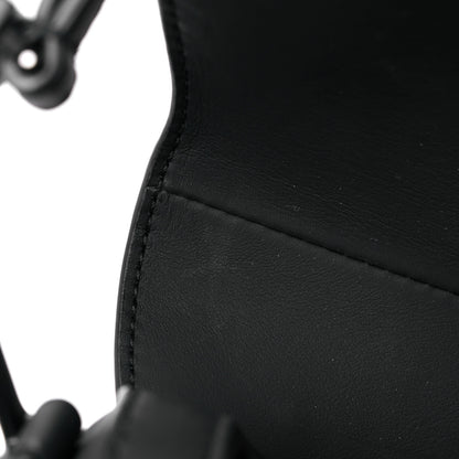 Christian Dior Ultra Matte Calfskin Mini Saddle Bag Black 12 of 12