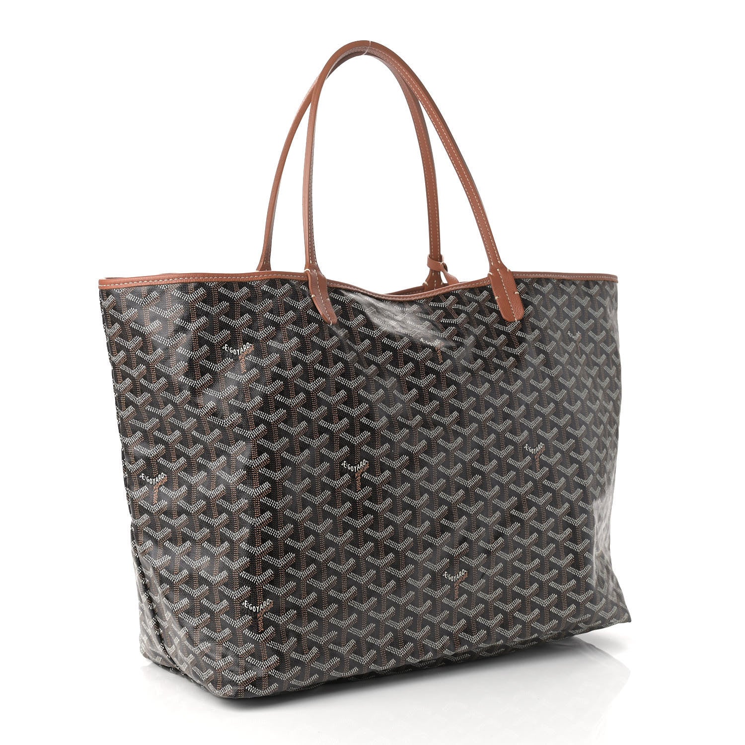 Goyard Goyardine Saint Louis GM Black Gold 3 of 9