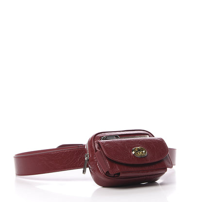Gucci Fluffy Calfskin Mini Morpheus Belt Bag 100 40 Red 4 of 11