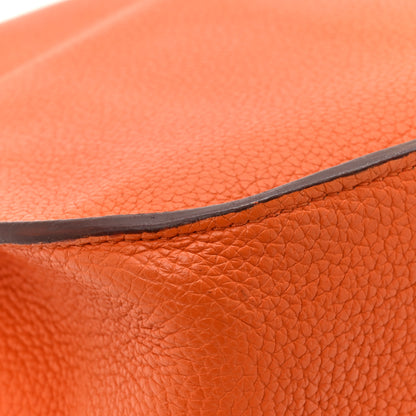 Hermes Taurillon Clemence Jypsiere 31 Orange 13 of 15