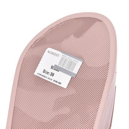 Valentino Garavani Rubber VLTN Pool Slide Sandals 39 Water Rose Disco Pink 10 of 12