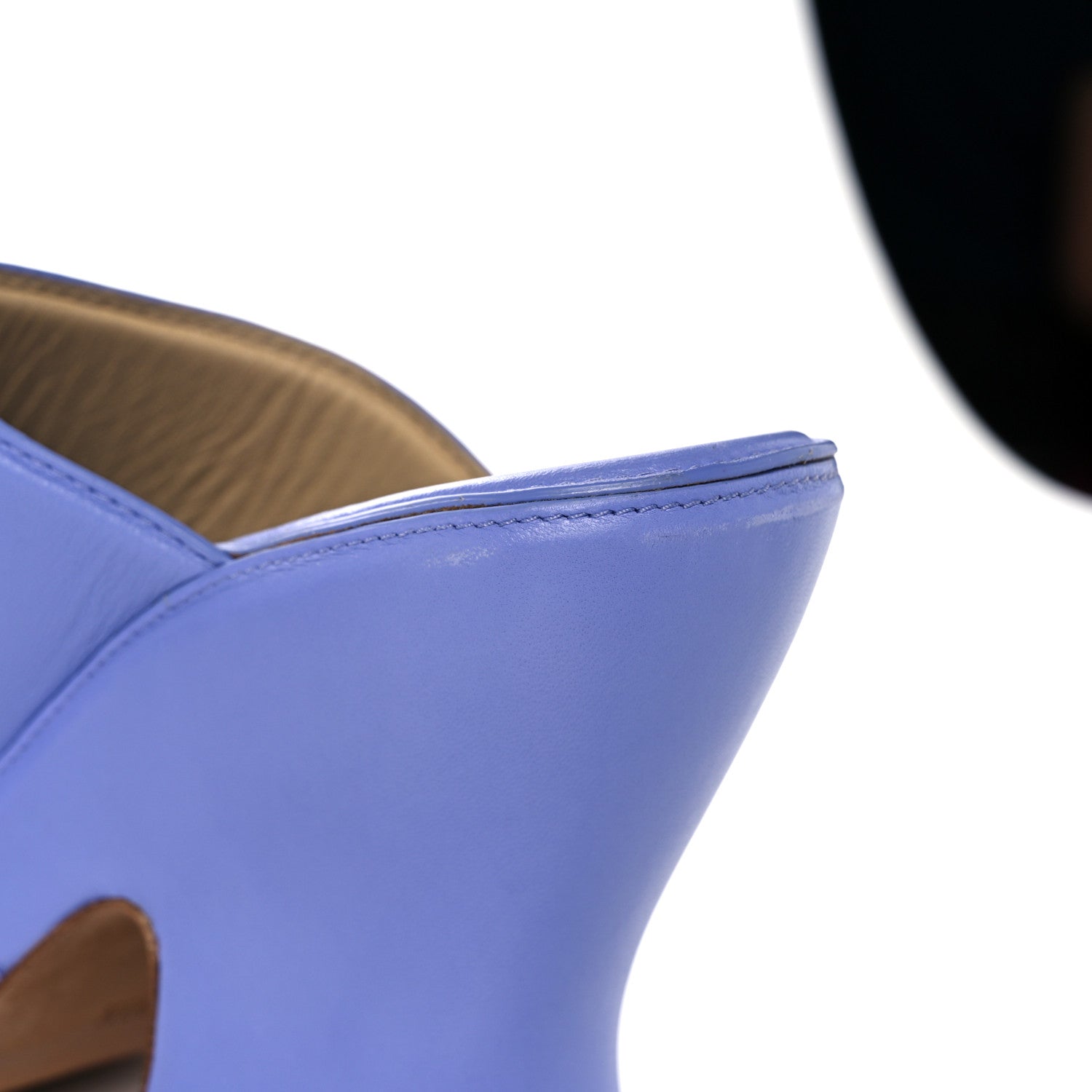 Bottega Veneta Nappa Slide Platform 115 Wedge Sandals 39.5 Periwinkle 11 of 16