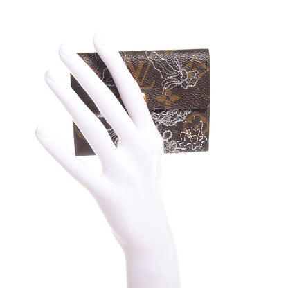 Louis Vuitton Monogram Dentelle Ludlow Wallet Silver 2 of 7