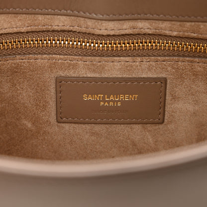 Saint Laurent Smooth Calfskin Le 5 A 7 Hobo Taupe 8 of 10