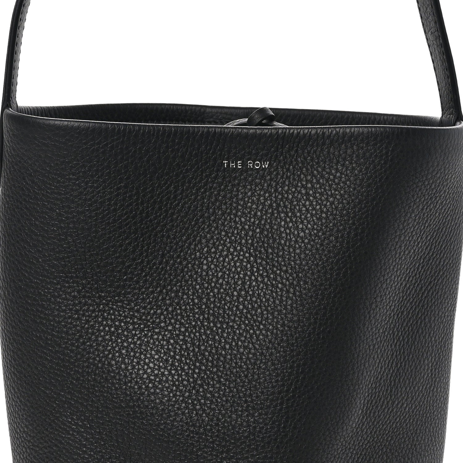 The Row Grained Calfskin Small N/S Park Tote Black 7 of 9