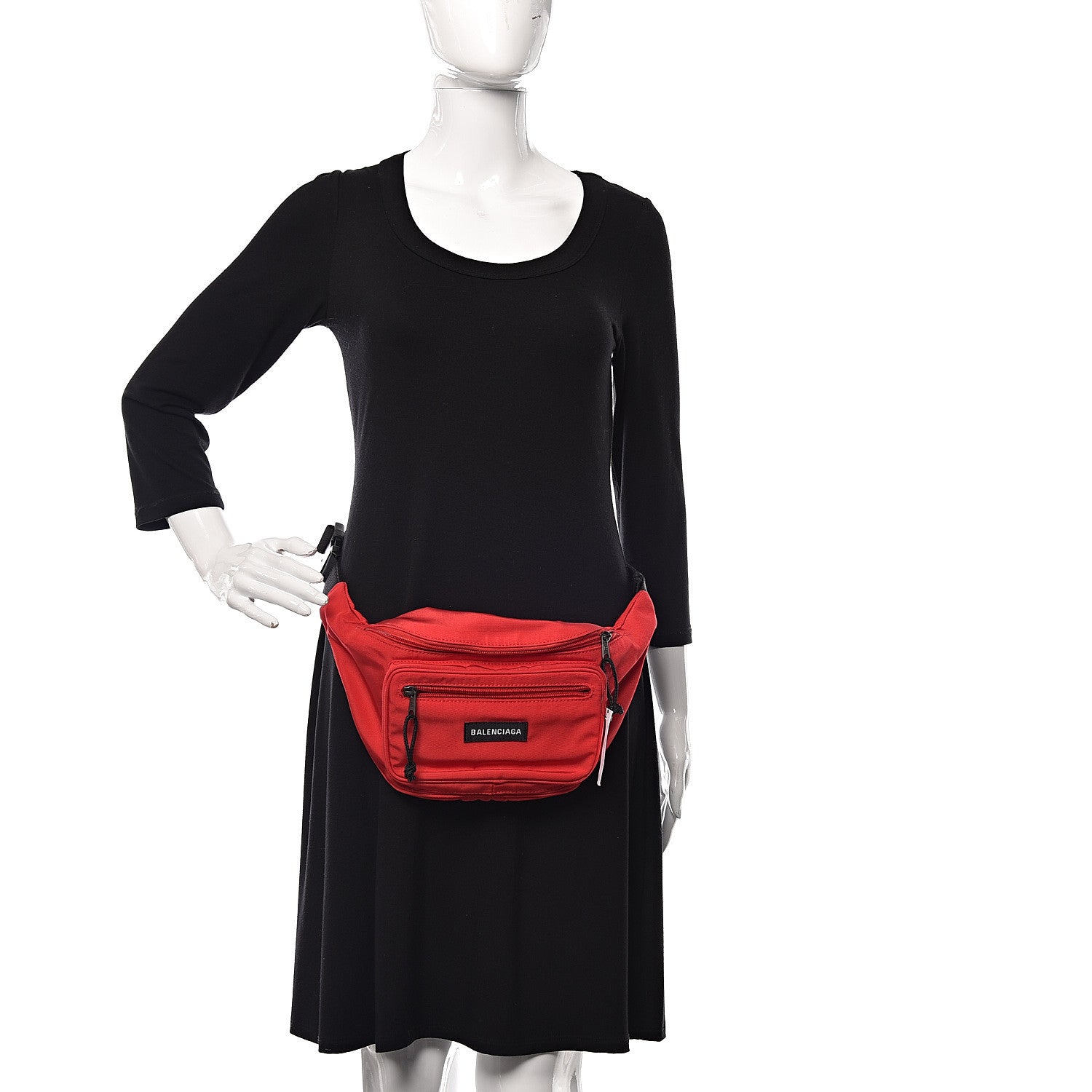 Balenciaga Casual Nylon Explorer Beltpack Bright Red 3 of 11