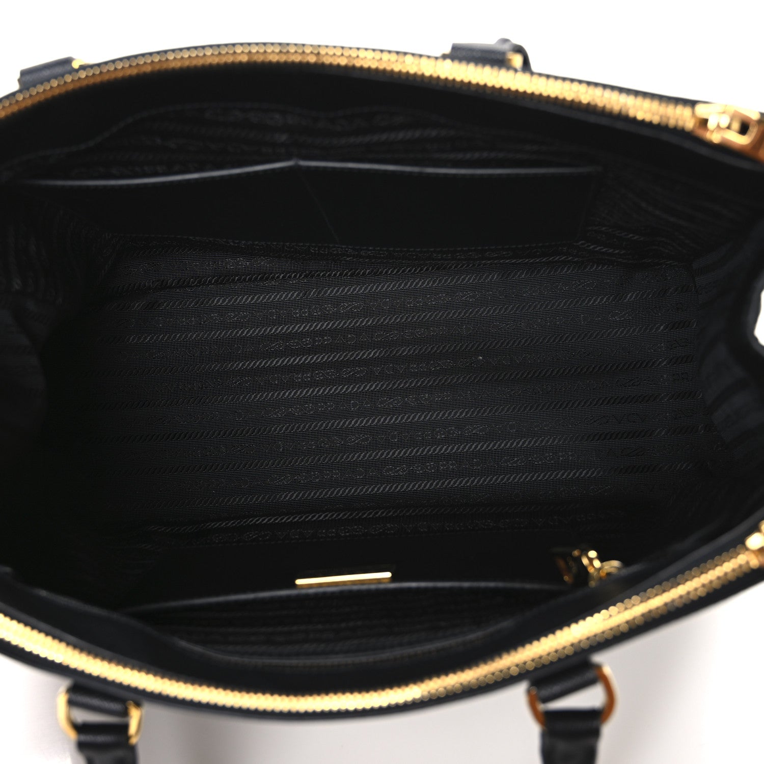 Prada Saffiano Lux Medium Galleria Double Zip Tote Black 5 of 10