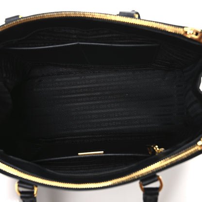 Prada Saffiano Lux Medium Galleria Double Zip Tote Black 5 of 10
