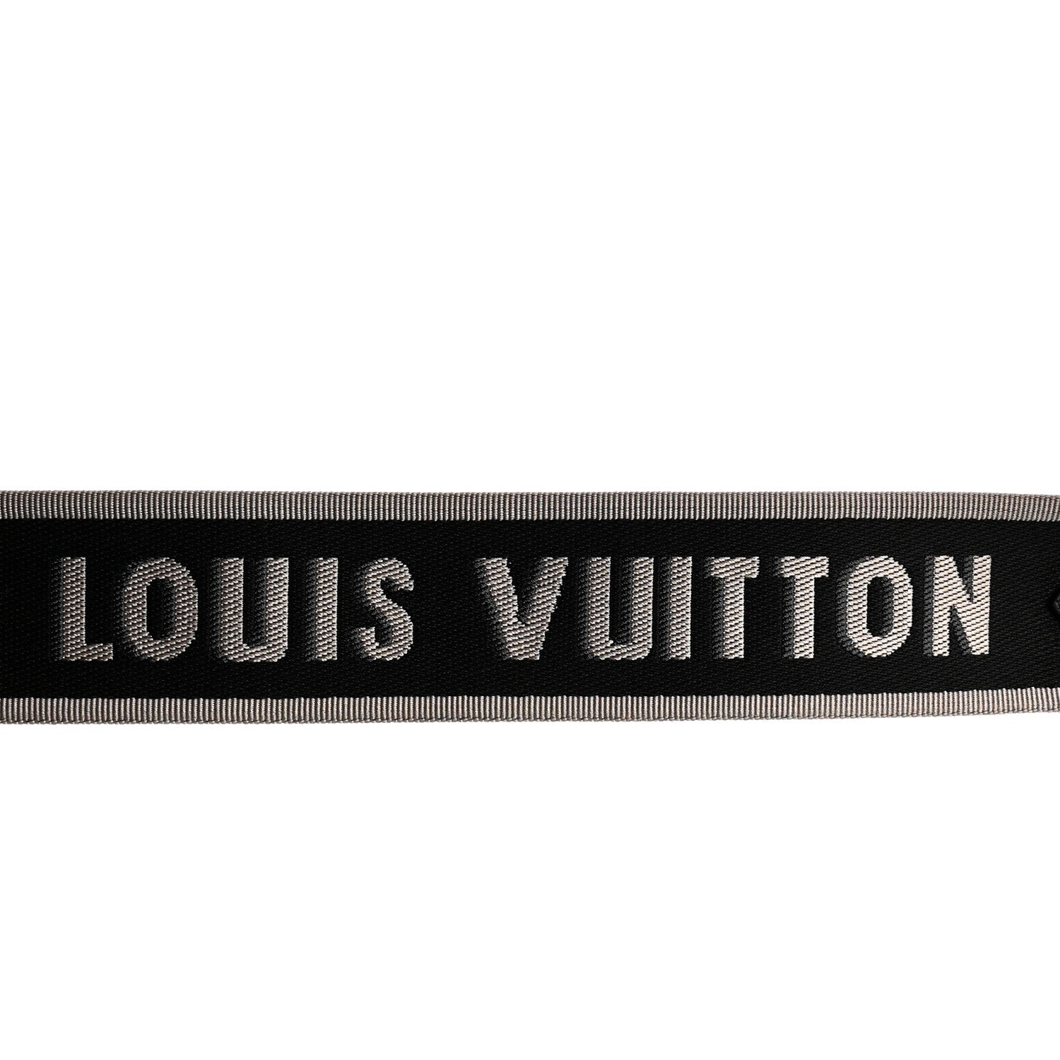 Louis Vuitton Jacquard Diane Shoulder Strap Black Ivory 3 of 4