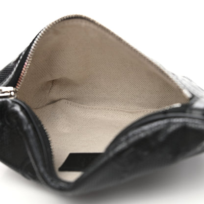 Gucci Calfskin GG Tennis Embossed Belt Bag Black 4 of 11