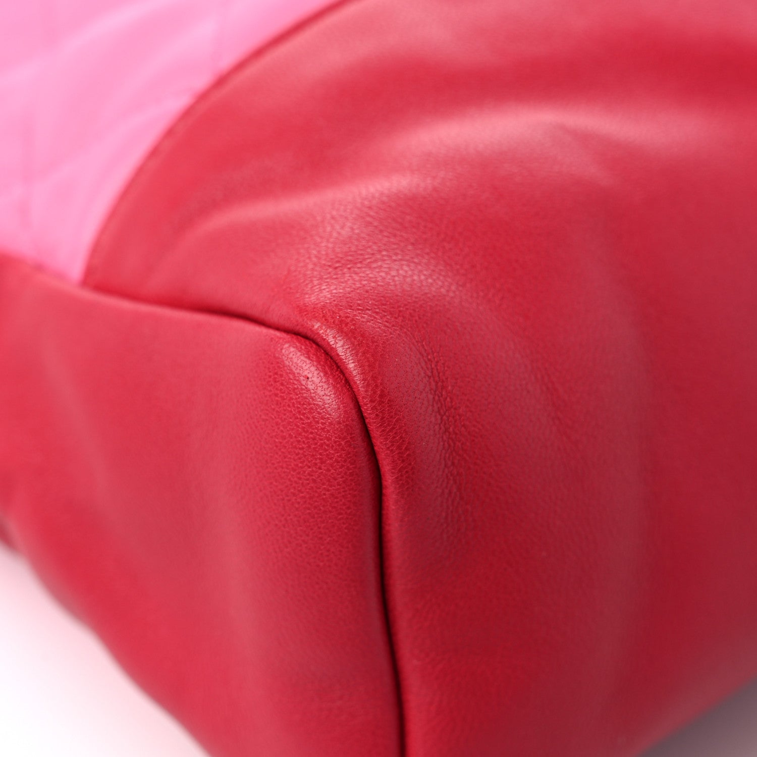 Chanel Lambskin Quilted Large 31 Shopping Bag Pink Light Red 10 of 14