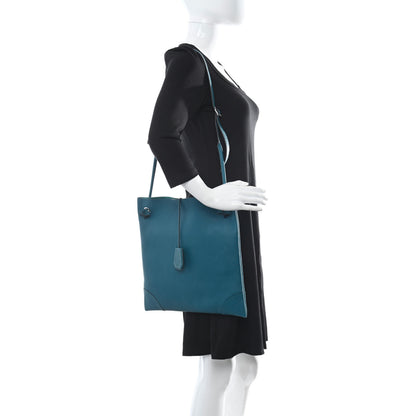 Hermes Taurillon Clemence Silkycity 33 Vert Bosphore 2 of 9