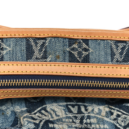 Louis Vuitton Denim Raye Porte Epaule MM 11 of 13