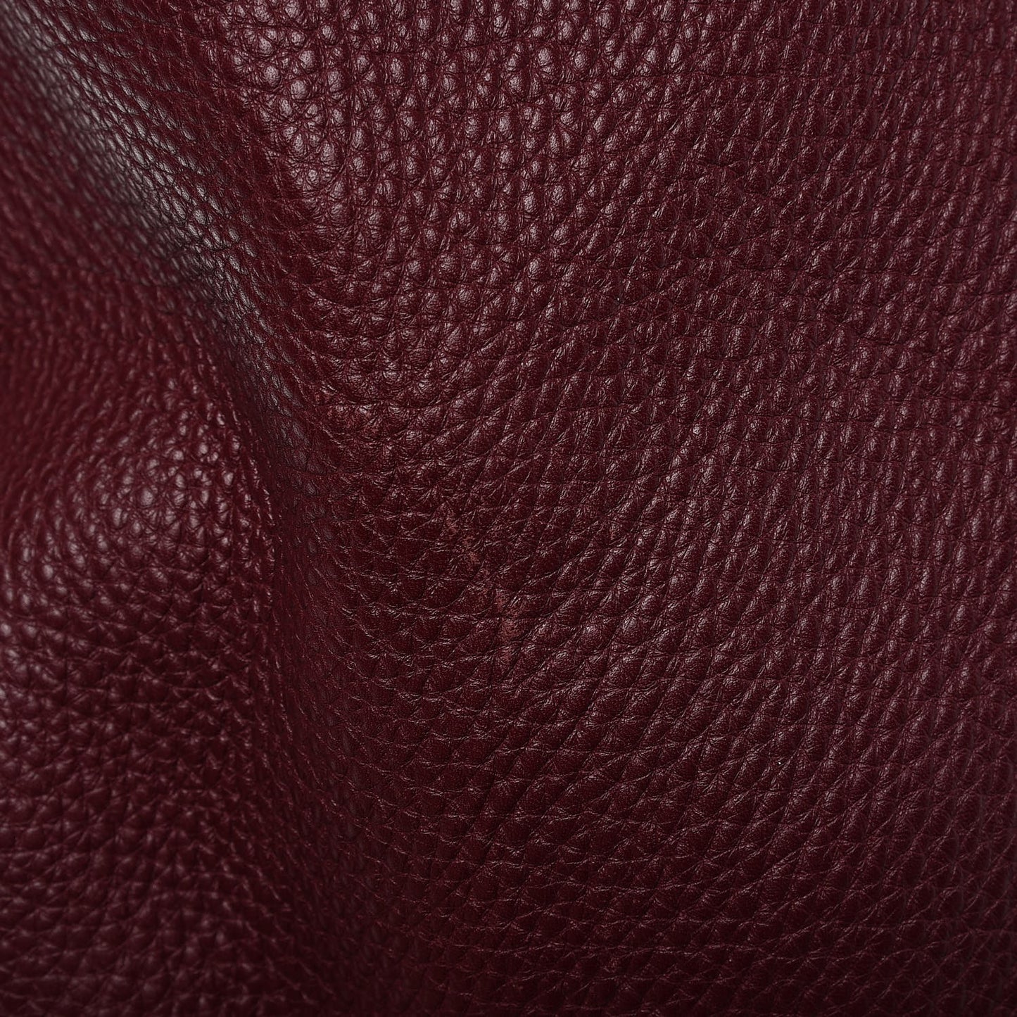 Pebbled Calfskin Large Soho Shoulder Bag Bordeaux