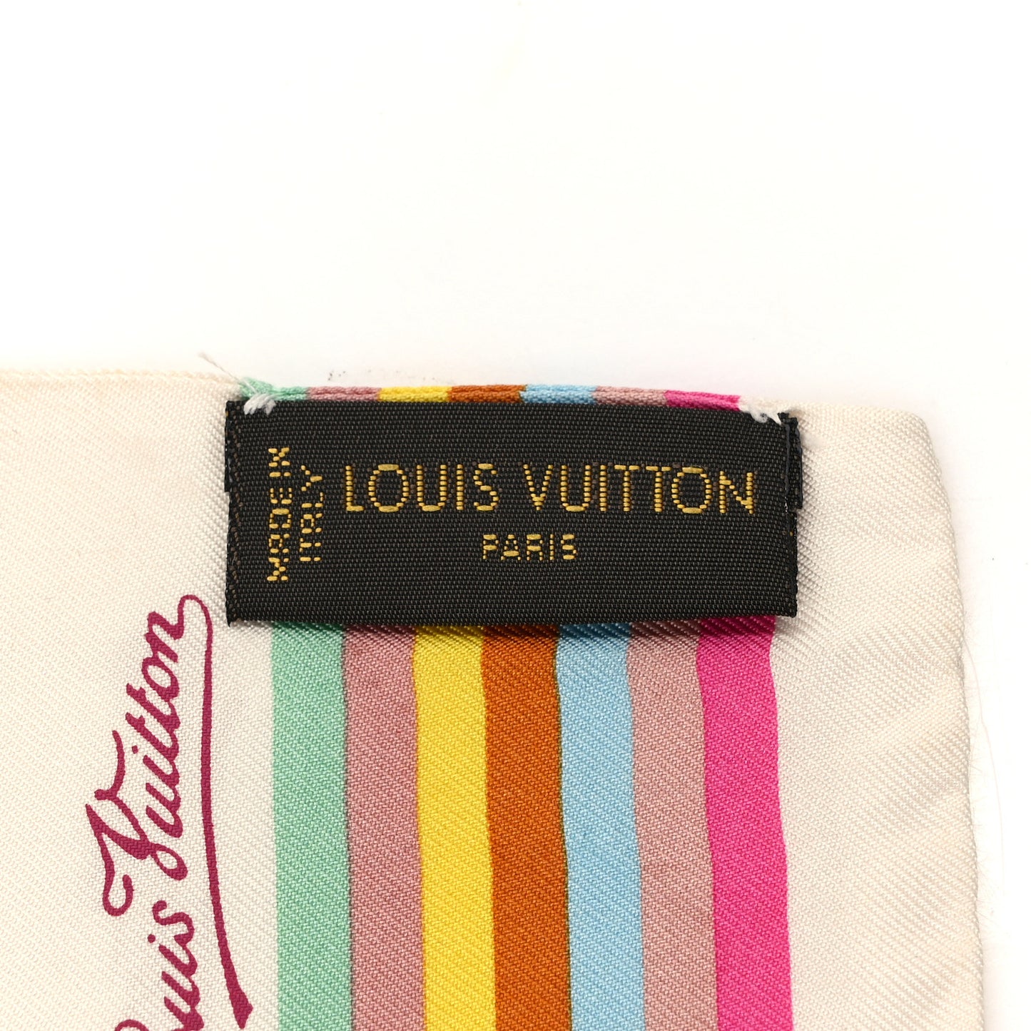 Silk Monogram Butterfly Bandeau White