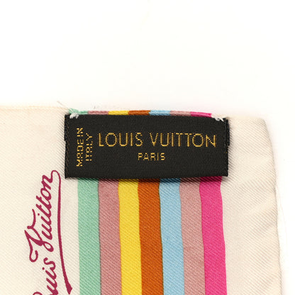 Louis Vuitton Silk Monogram Butterfly Bandeau White 3 of 4