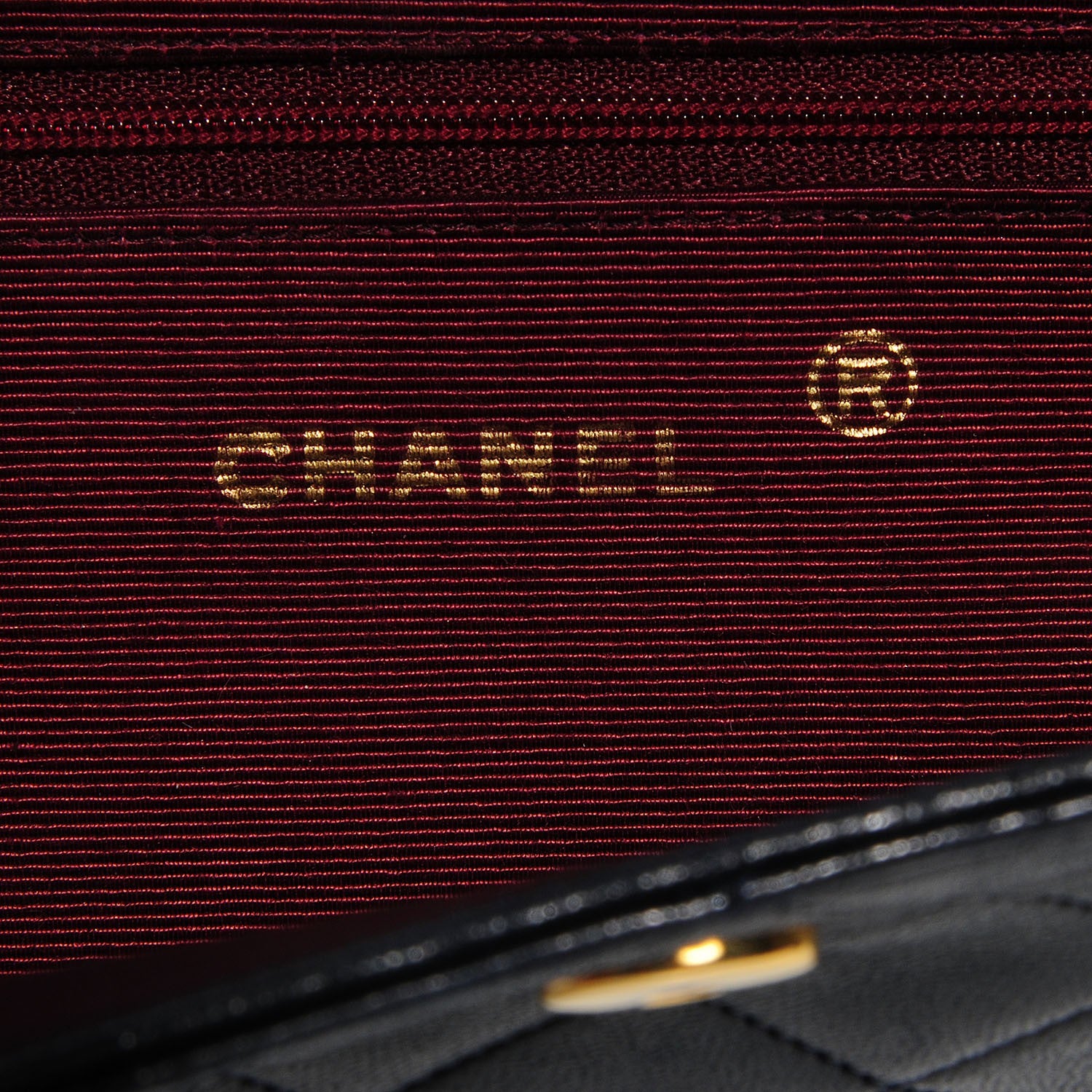 Chanel Lambskin Quilted Shoulder Bag Black 5 of 7
