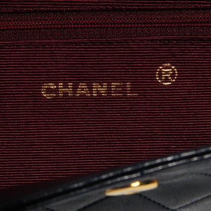 Chanel Lambskin Quilted Shoulder Bag Black 5 of 7