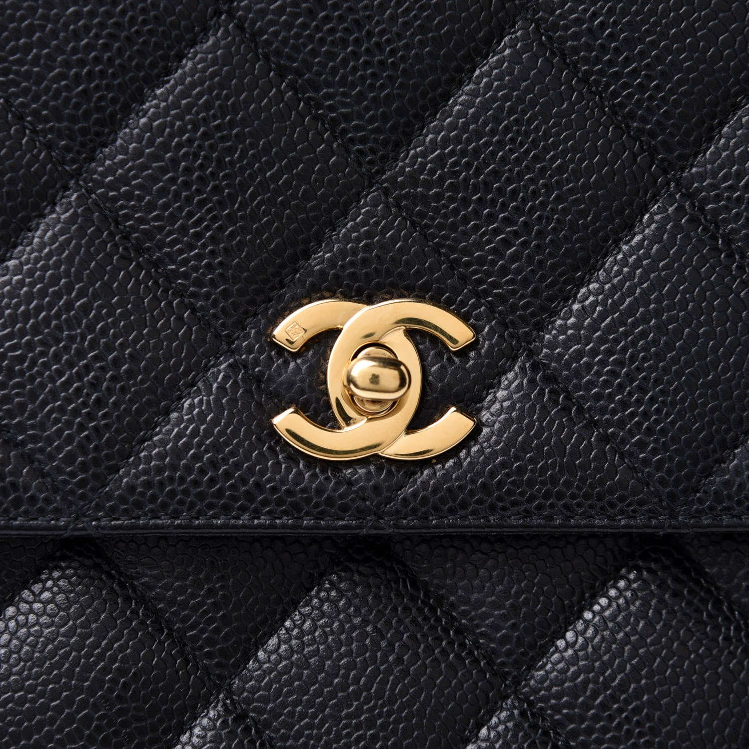 Chanel Caviar Quilted Jumbo Kelly Flap Black 8 of 10