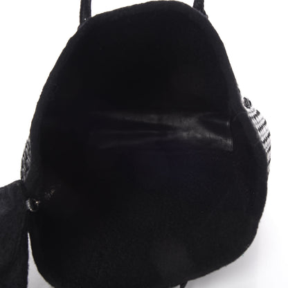 Bottega Veneta Wool Nappa Intrecciato Tote Black 6 of 13