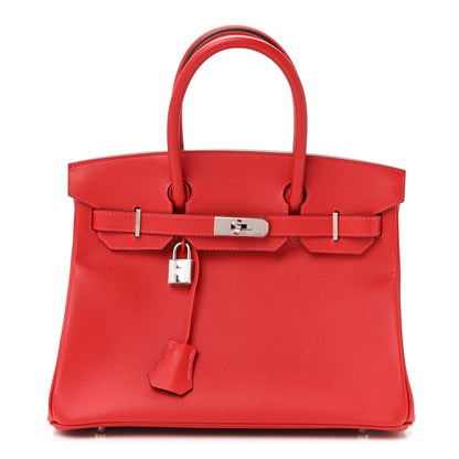 Hermes Epsom BIRKIN 30 Rouge Casaque 1 of 10