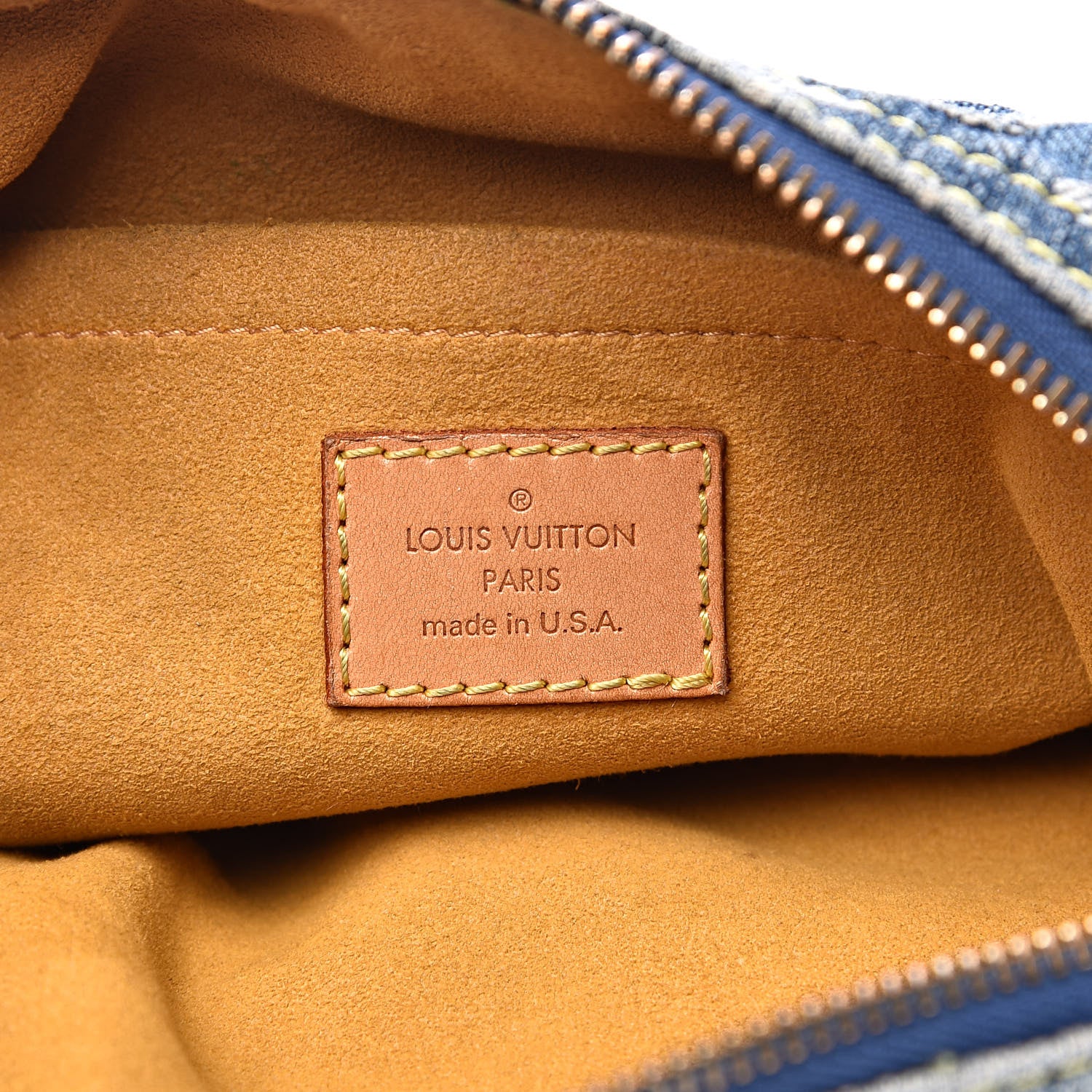 Louis Vuitton Monogram Denim Baggy PM Blue 6 of 15