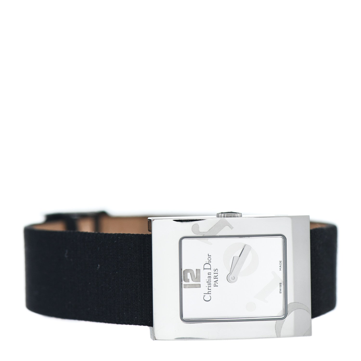 Christian Dior Stainless Steel Calfskin 20mm Maris Quartz Watch 2 of 4