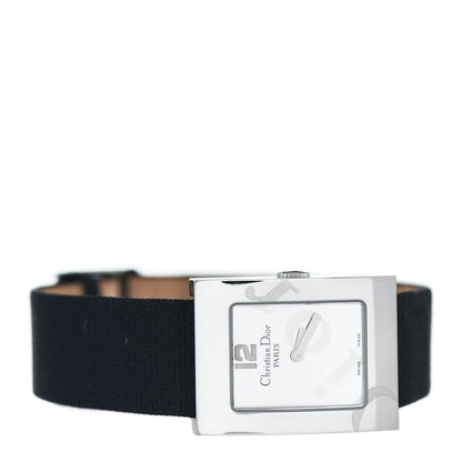 Christian Dior Stainless Steel Calfskin 20mm Maris Quartz Watch 2 of 4