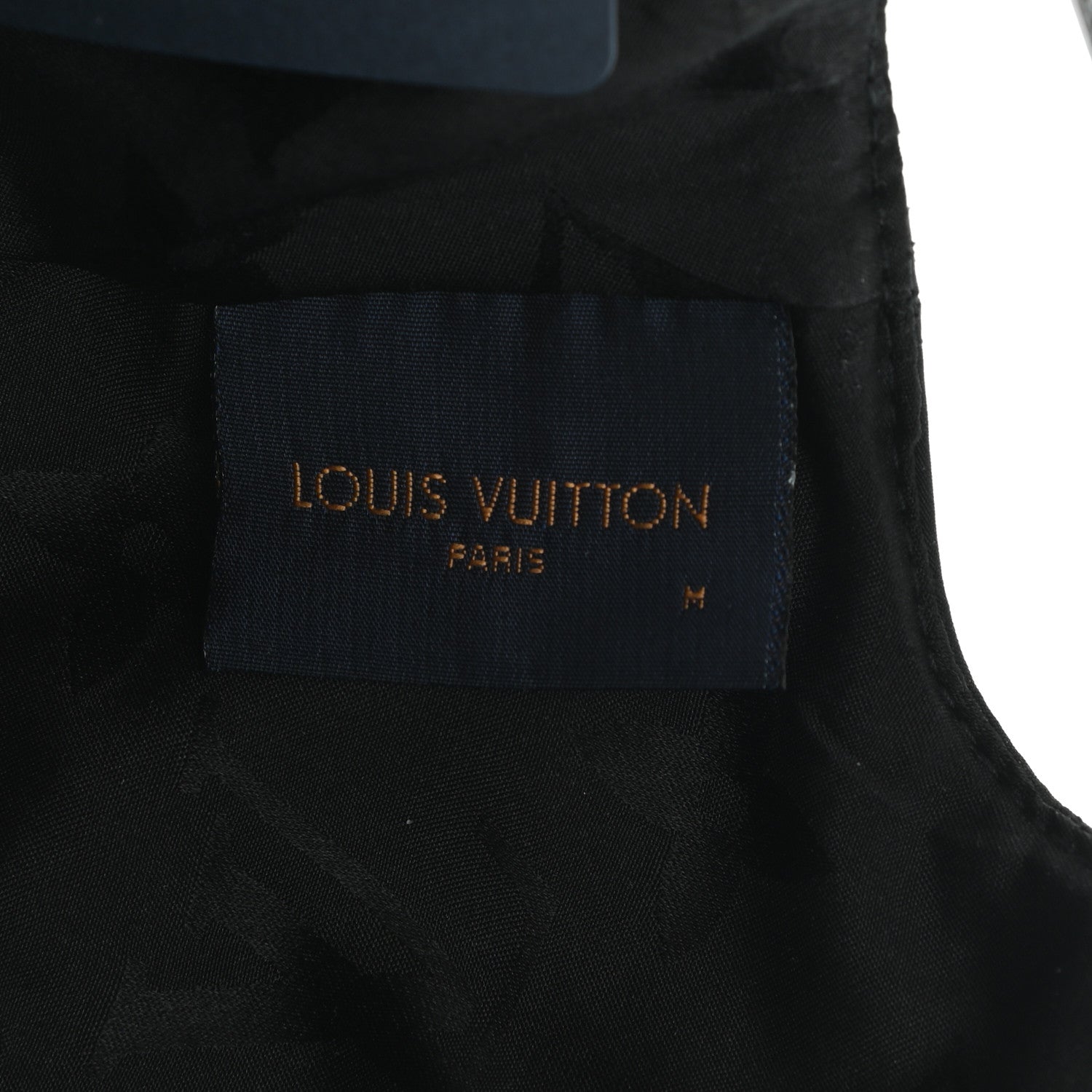 Louis Vuitton Polyester Silk Monogram LV Get Ready Cap M Black 8 of 9