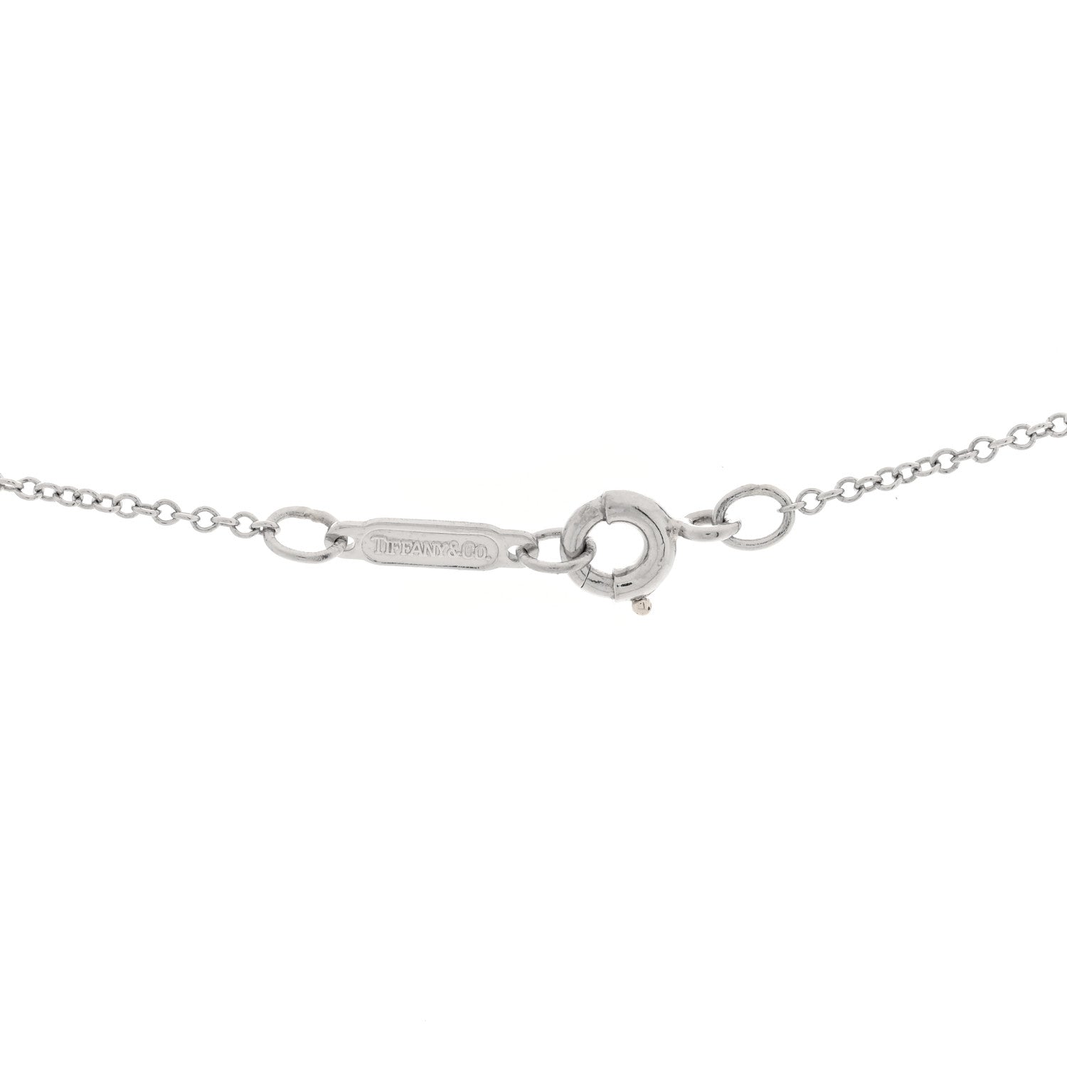 Tiffany Platinum Cultured Pearl Diamond Pendant Necklace 4 of 4