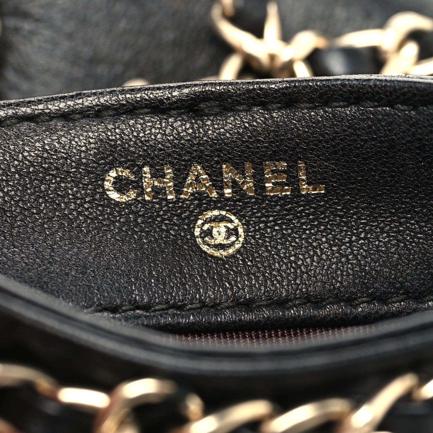 Chanel Lambskin Tech Me Out Clutch With Chain Black 6 of 11