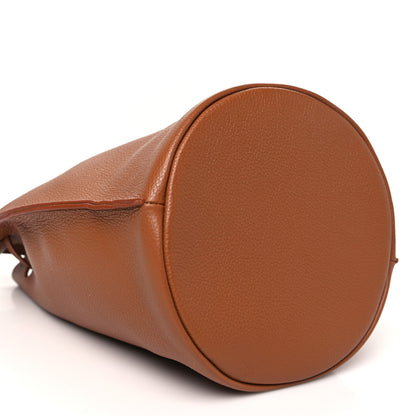 Mansur Gavriel Pebbled Calfskin Soft Bucket Bag Camello 8 of 9