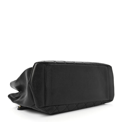 Chanel Caviar Quilted Grand Shopping Tote GST Black 3 of 7
