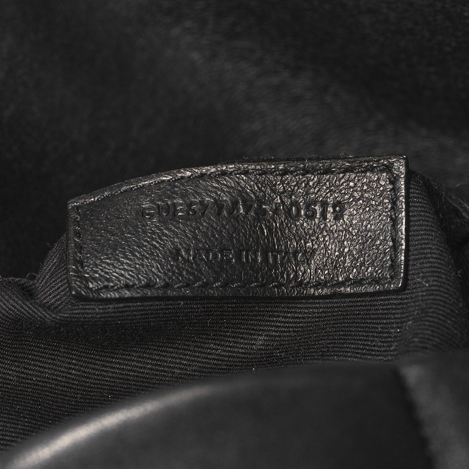 Saint Laurent Lambskin Quilted Medium Loulou Puffer Monogram Chain Satchel Black 7 of 13