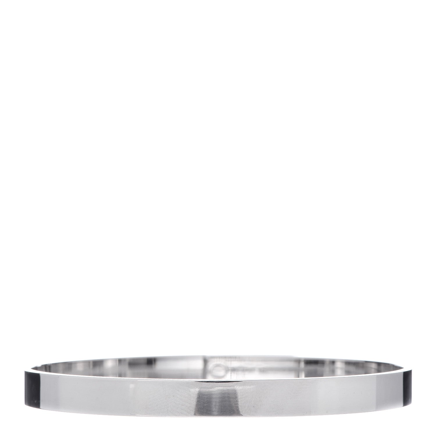 Hermes 18K White Gold Pink Sapphire PM Kelly Bracelet ST 2 of 5