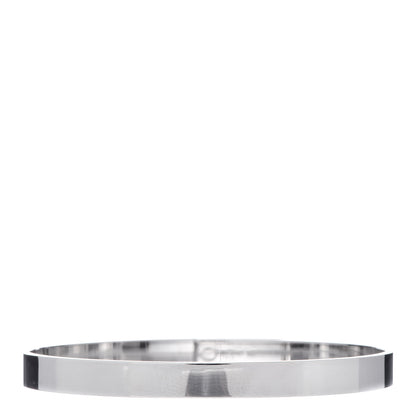 Hermes 18K White Gold Pink Sapphire PM Kelly Bracelet ST 2 of 5