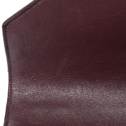 Saint Laurent Sheepskin Matelasse Chevron Monogram Large College Satchel Amaranto 14 of 21