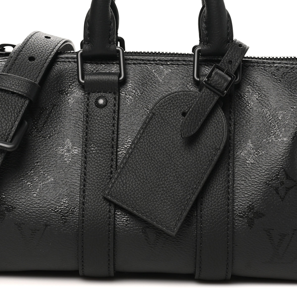Monogram Midnight Keepall Bandouliere 25 Black
